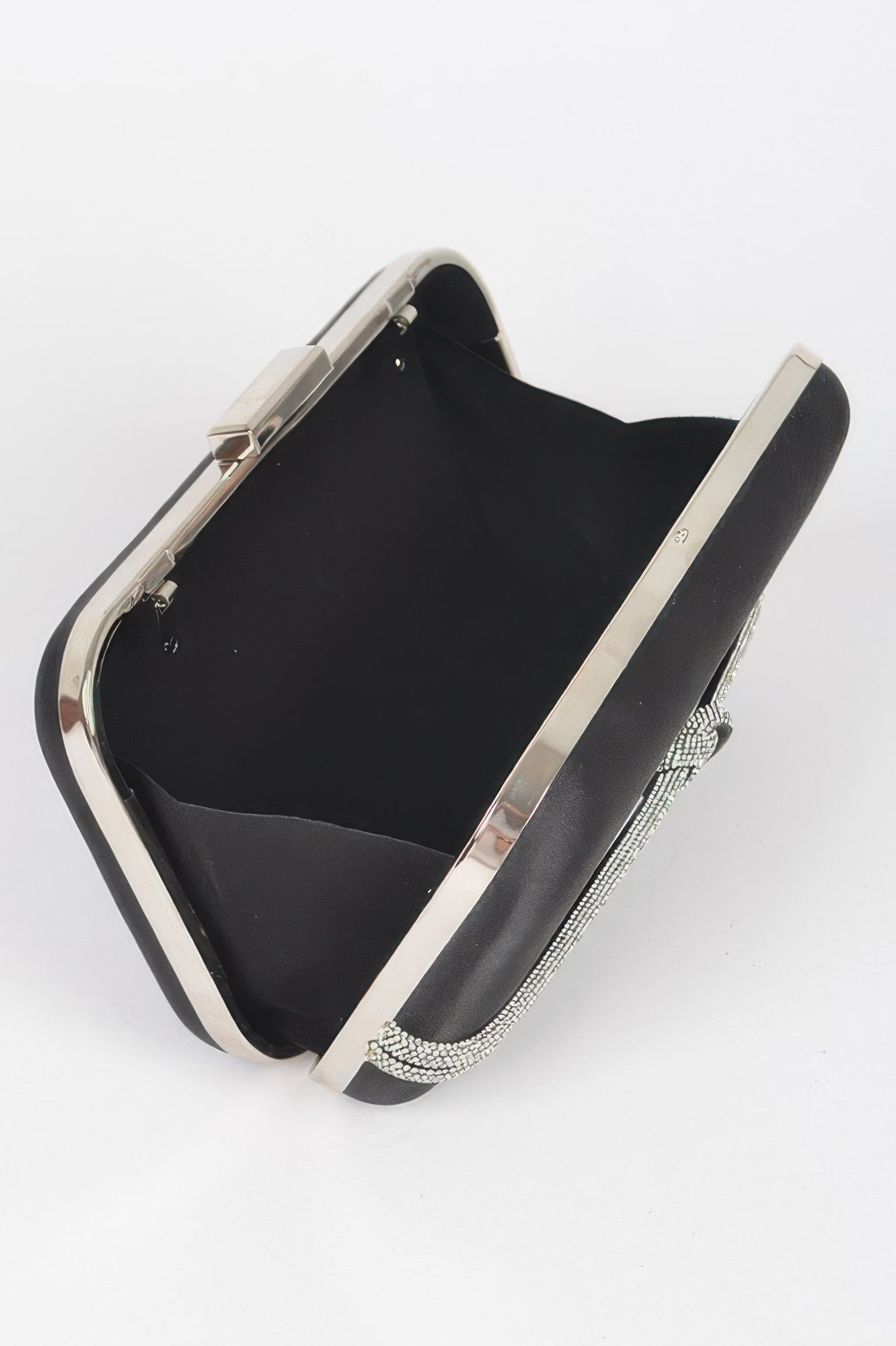 GRAMERCY Satin Frame Clutch | Luxury BYMANYC ® New York Style