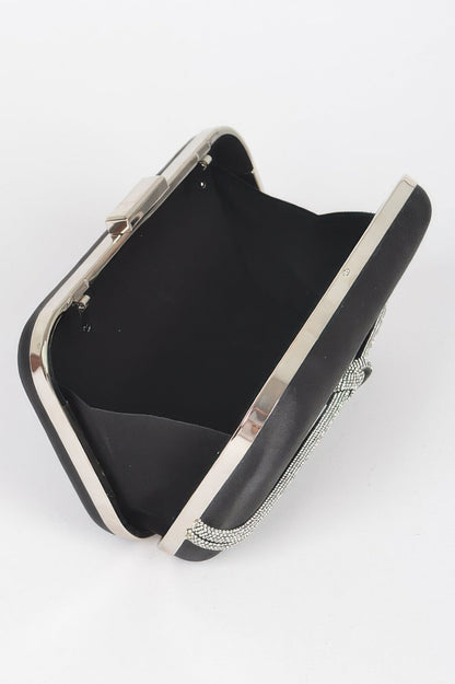 GRAMERCY Satin Frame Clutch | Luxury BYMANYC ® New York Style