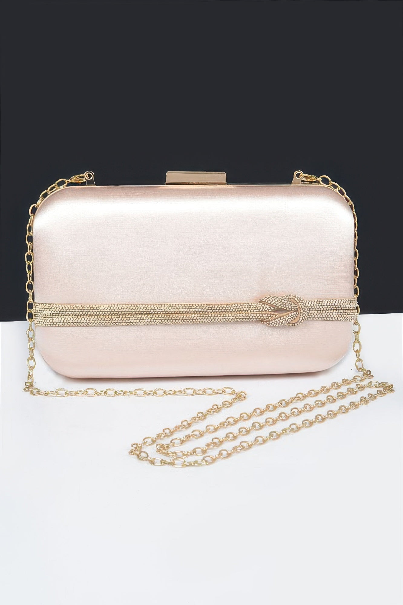 GRAMERCY Satin Frame Clutch | Luxury BYMANYC ® New York Style