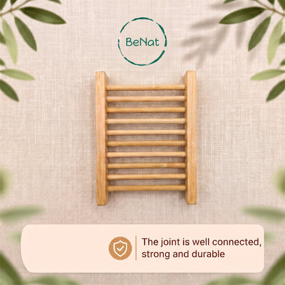 4-Pack Bamboo Soap Dish