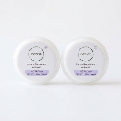 2-Pack All-Natural Deodorant Cream