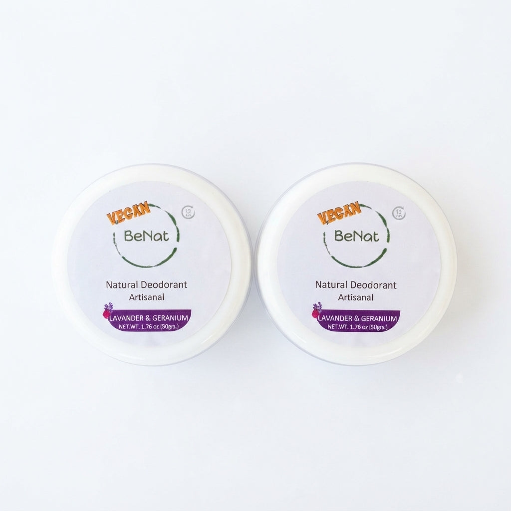 2-Pack All-Natural Deodorant Cream