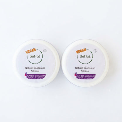 2-Pack All-Natural Deodorant Cream
