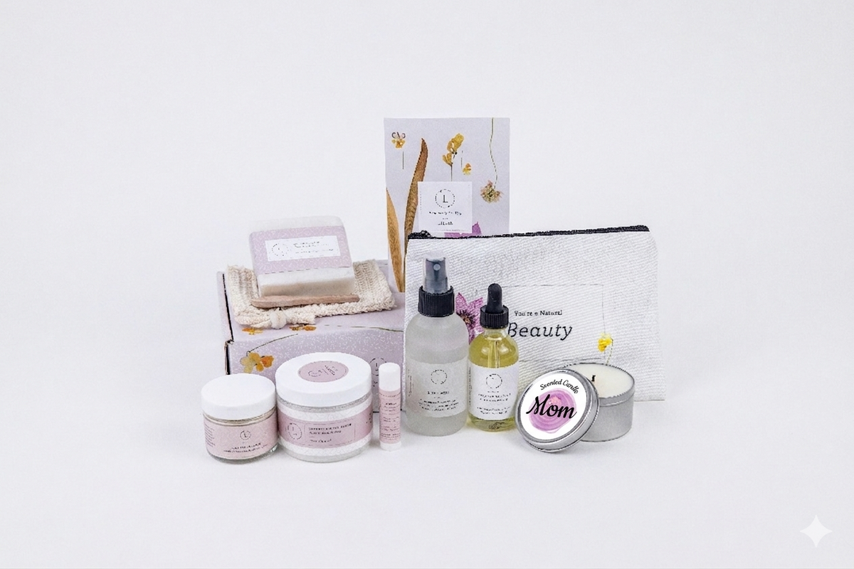 Lavender Spa Gift Box for Mom – Personalized Self-Care Gift