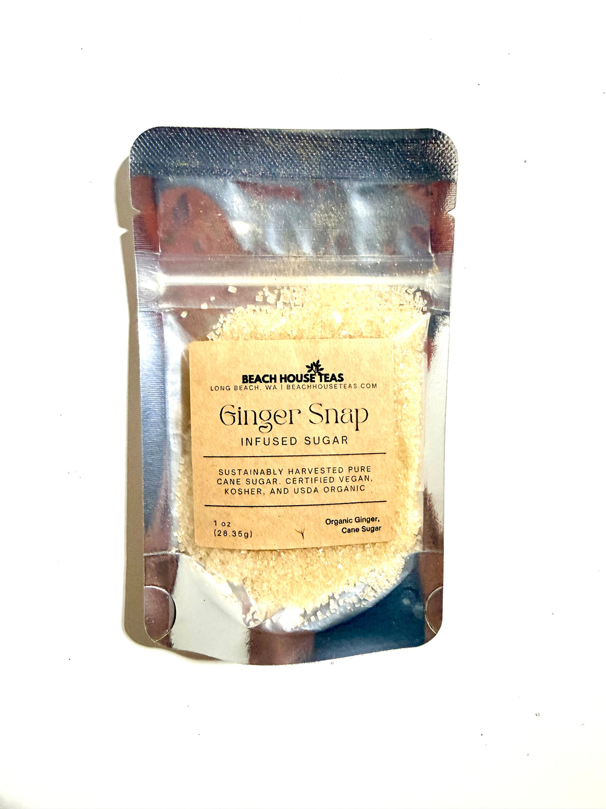 Ginger Snap Infused Artisan Culinary Sugar