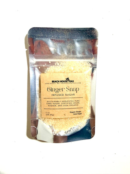 Ginger Snap Infused Artisan Culinary Sugar