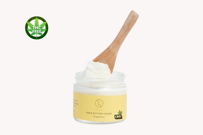 CBD Grapefruit Shea Butter Body Cream – Natural Moisturizer