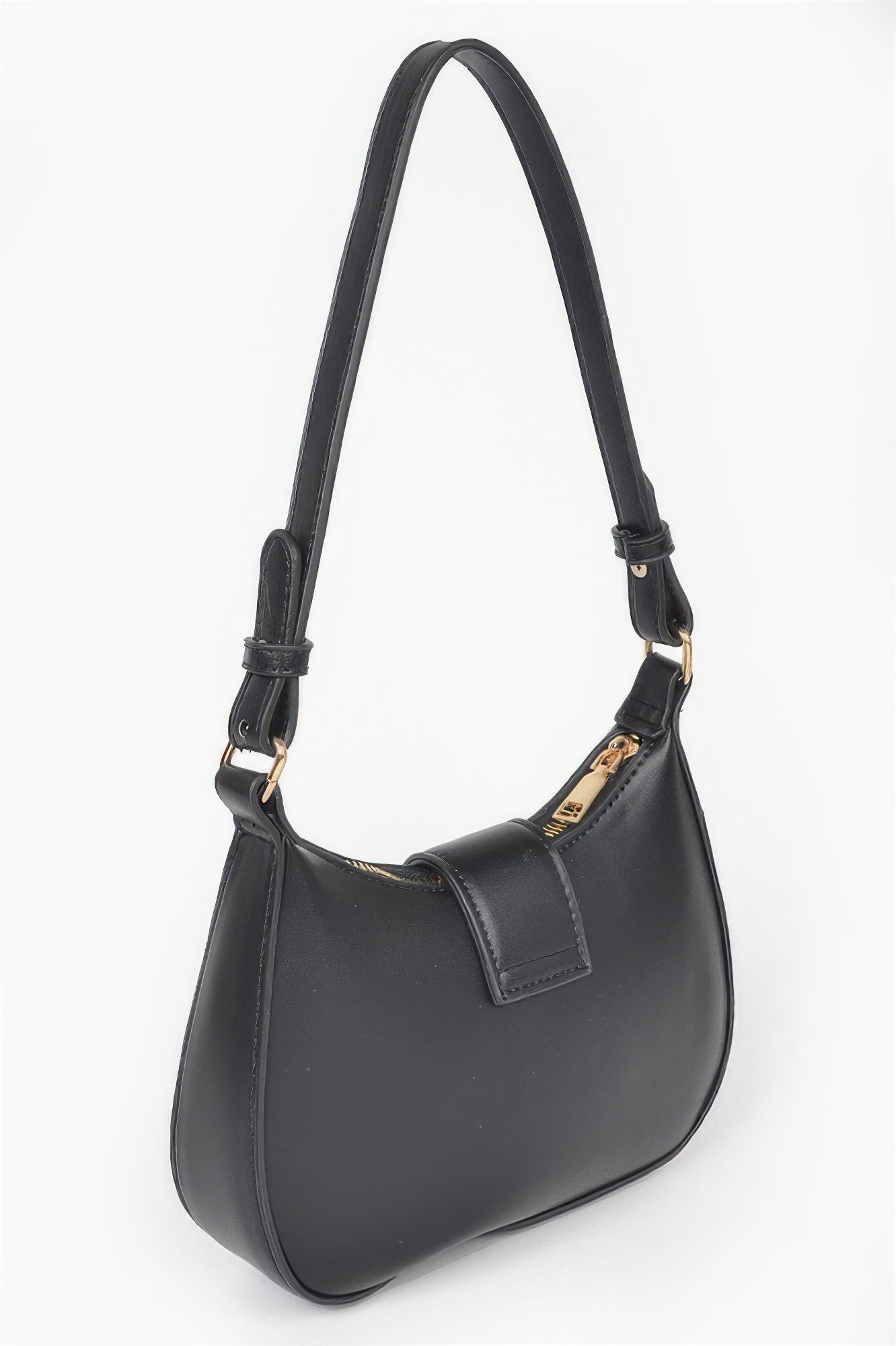 HANDBAG NOLITA Vegan Leather Small Hobo Metal Ribbon – BYMANYC ® New York
