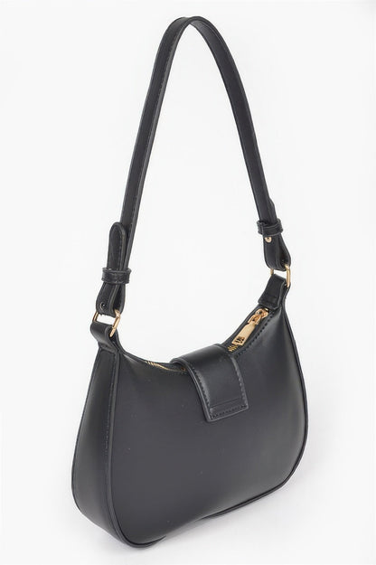 HANDBAG NOLITA Vegan Leather Small Hobo Metal Ribbon – BYMANYC ® New York