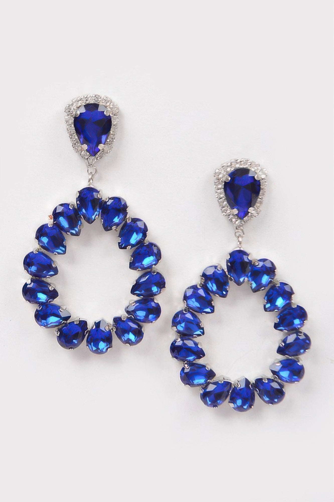 HUDSON Teardrop Stone Earring - New Collection Los Angeles - BYMANYC ® New York