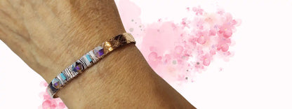 Handmade Copper Turquoise Crystal Spike Cuff