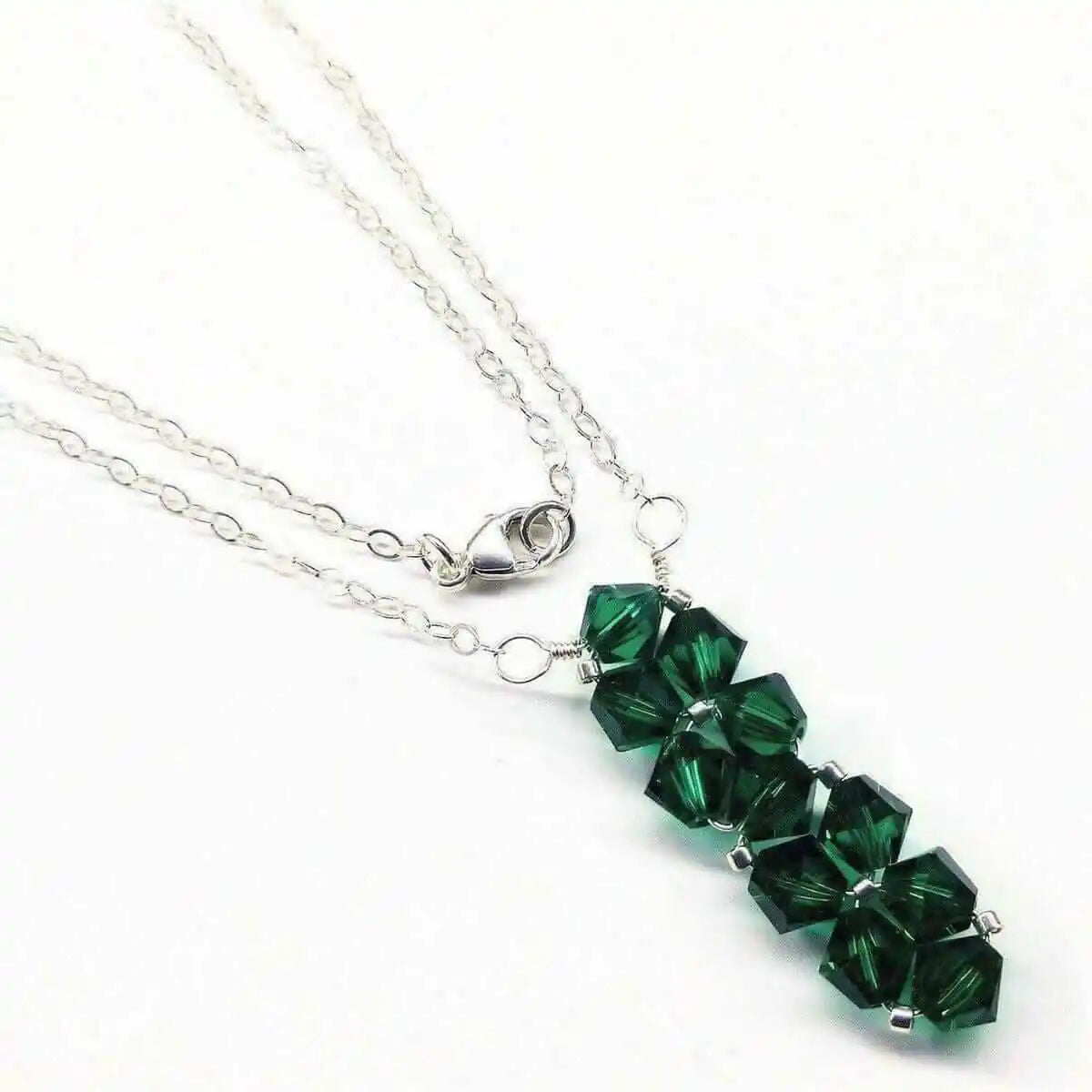 Handmade Swarovski Crystal Rock Candy Bar Necklace