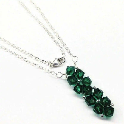 Handmade Swarovski Crystal Rock Candy Bar Necklace