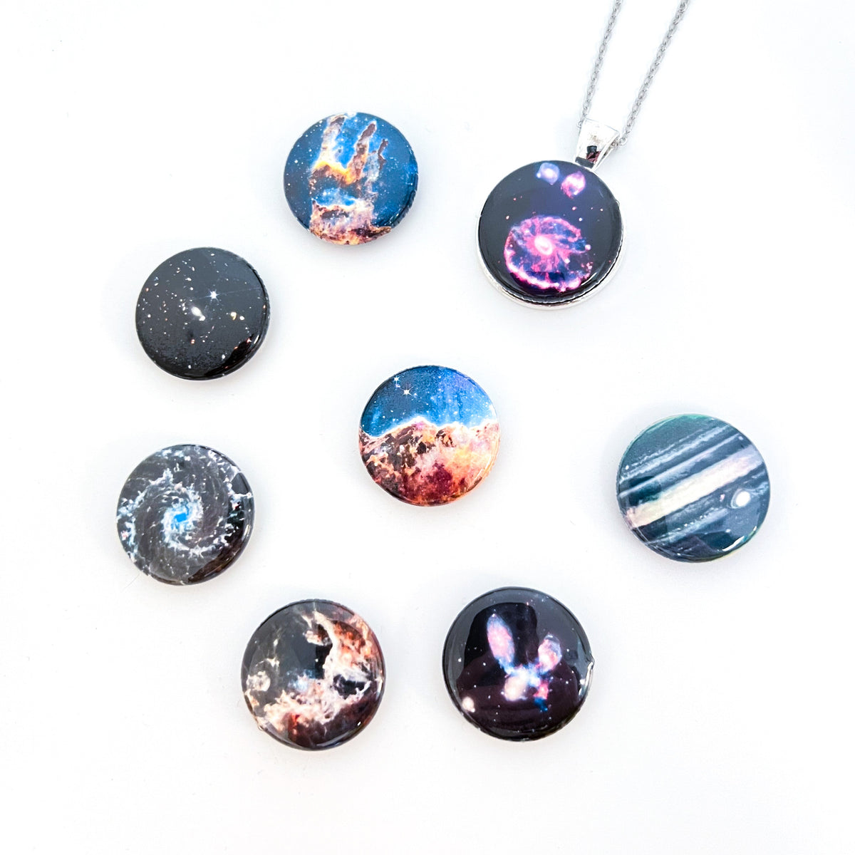 Interchangeable JWST First Images Necklace