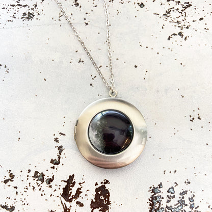 My Moon Locket Pendant Necklace