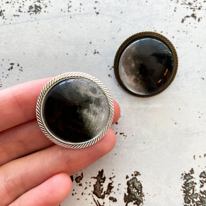 CLEARANCE My Moon Custom Lunar Phase Lapel Pin