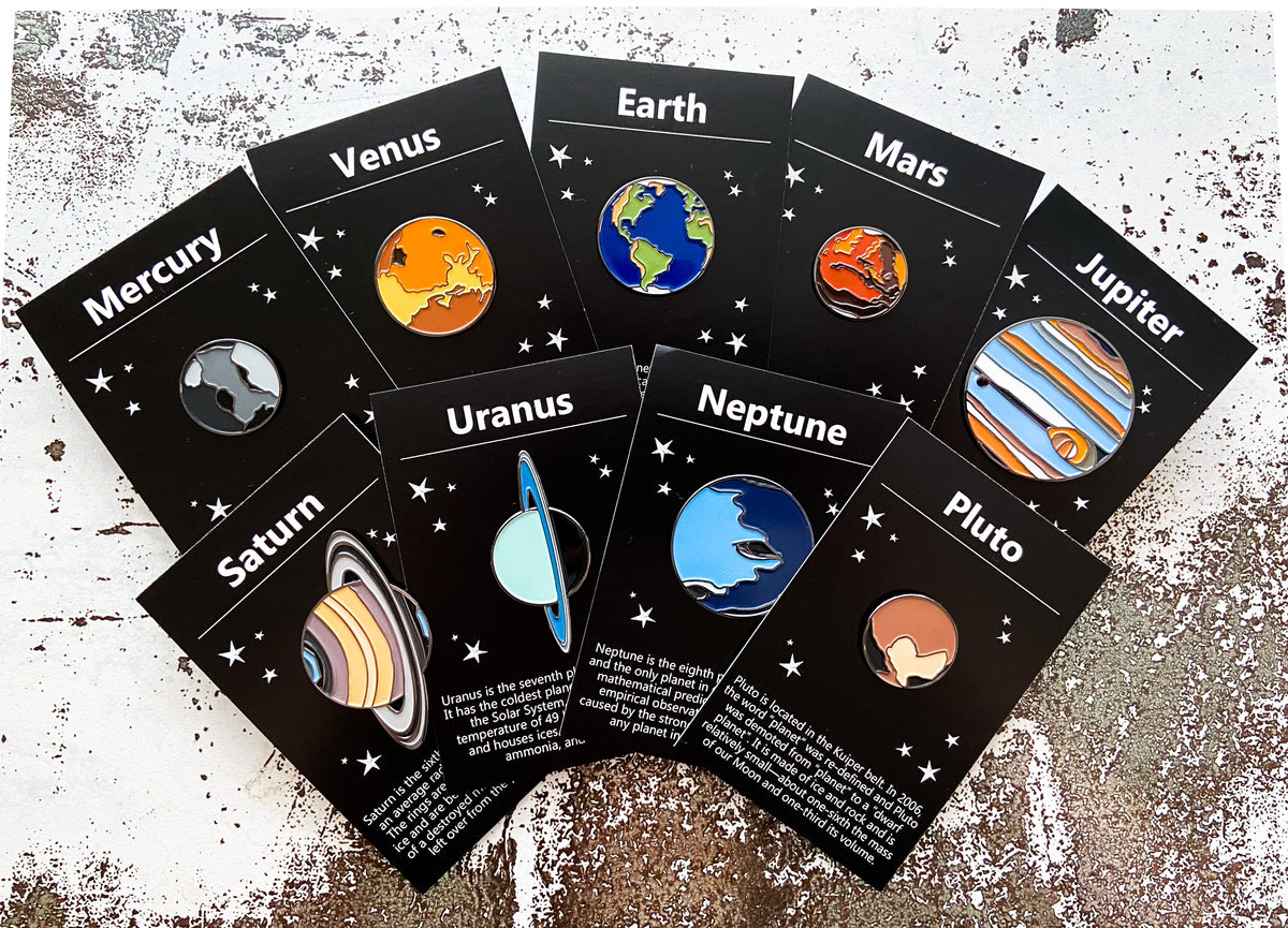 Saturn Enamel Pin