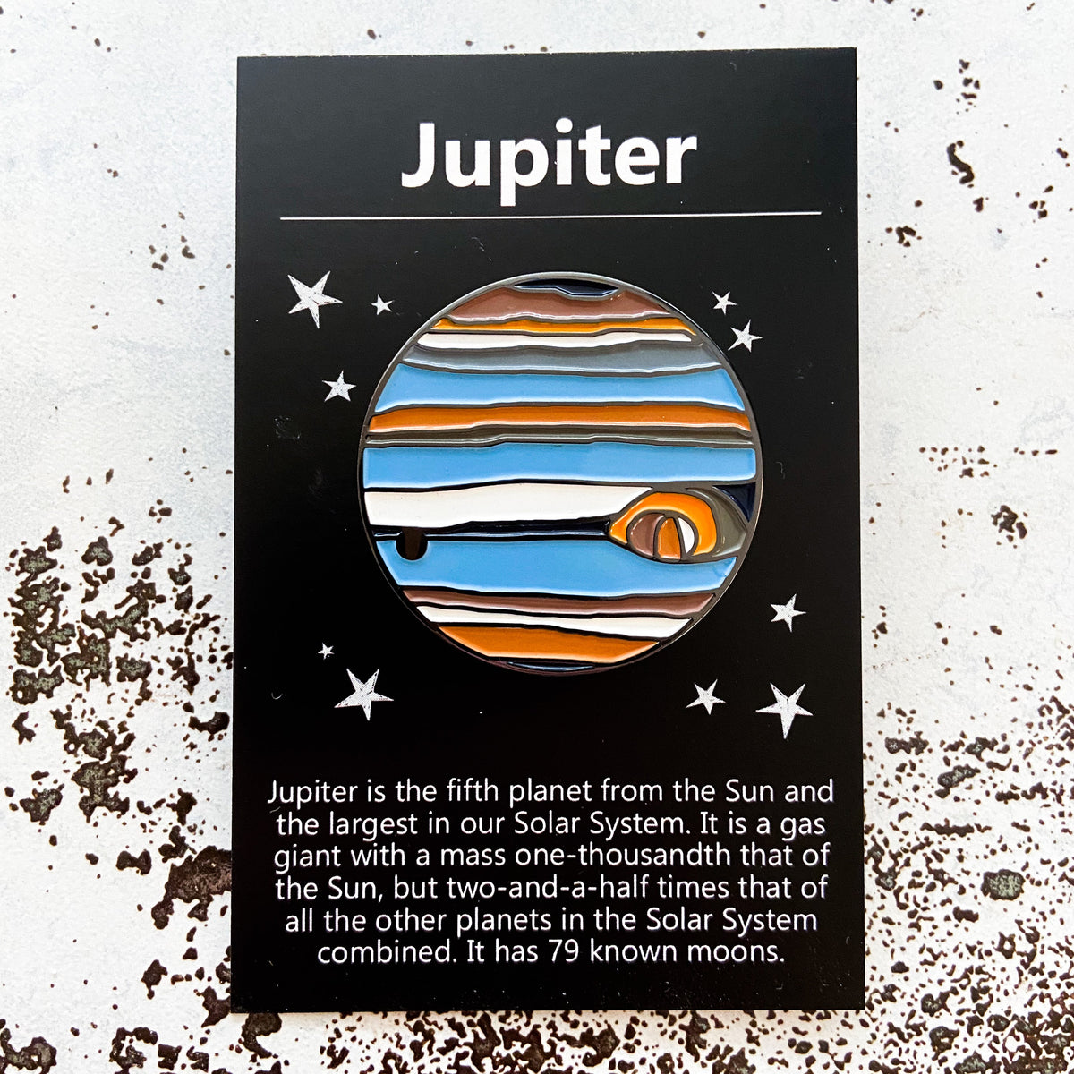 Jupiter Enamel Pin