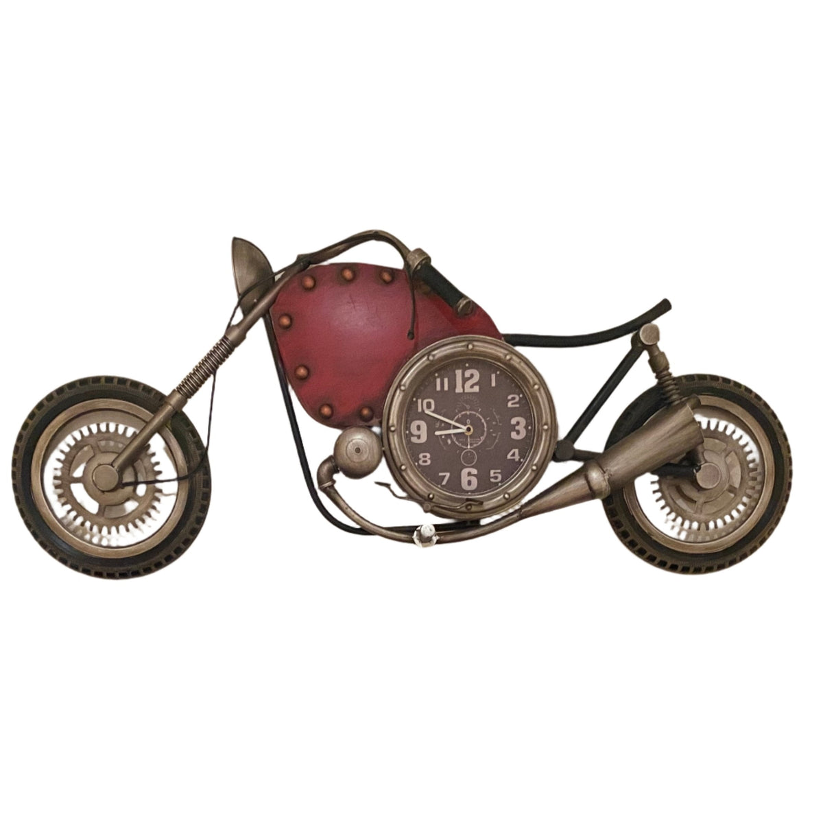 Wall Clock - Vintage Motorcycle Wall Clock