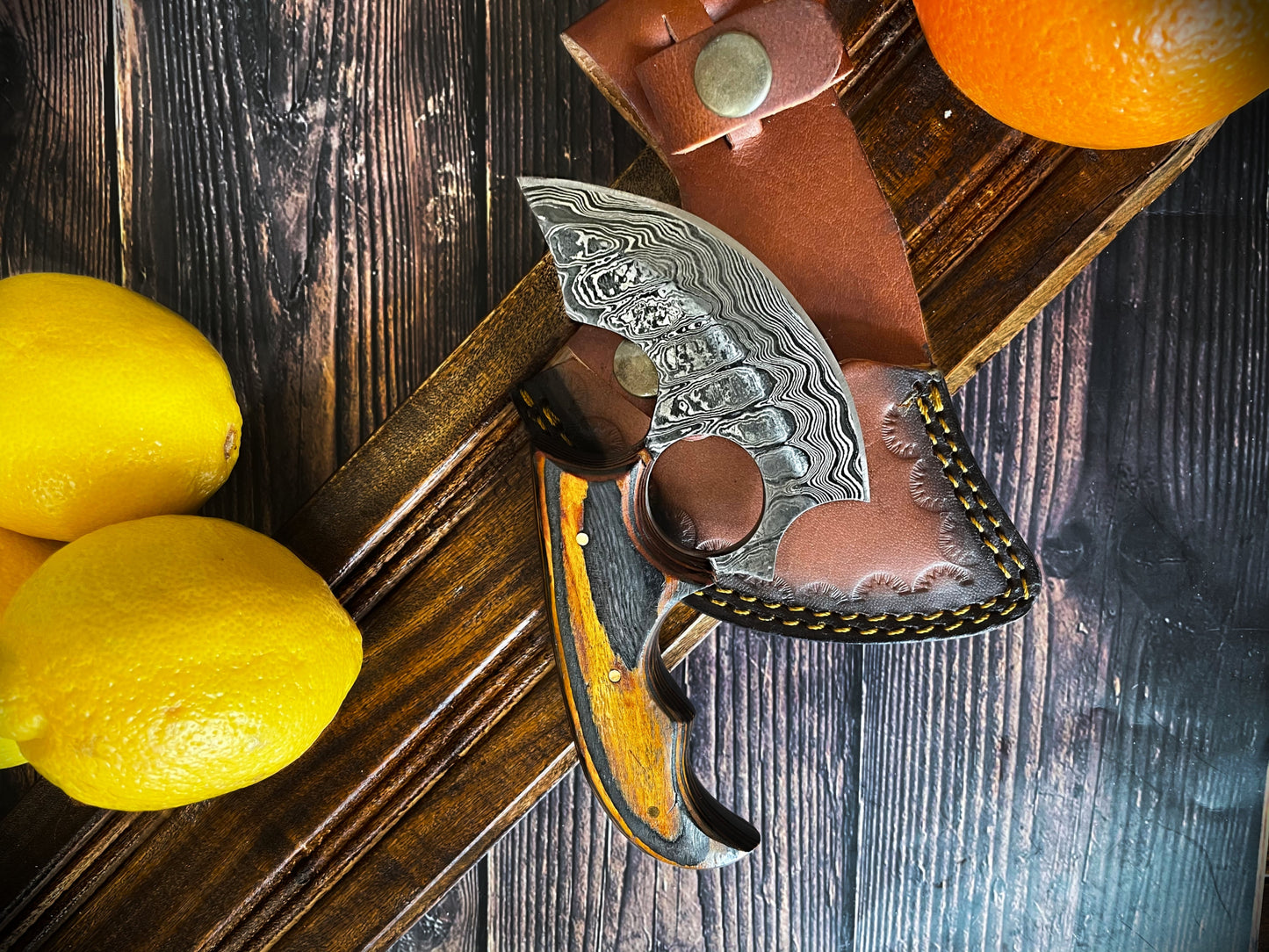 Titan Custom Alaskan Ulu Style Blade, Perfect for Outdoors and Indoor Use TD-315