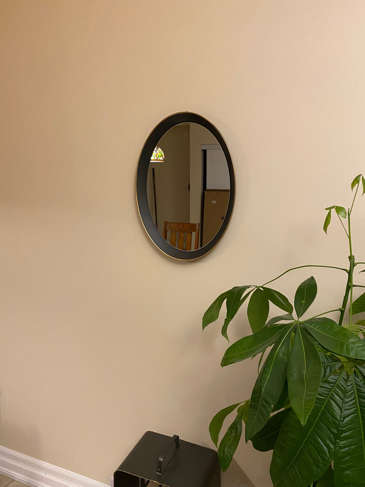 Wall Mirror - Oval Metal Decorative Mirror