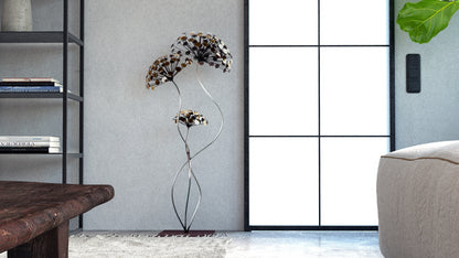 Metal Wall Sculpture - Dandelion's Dance Metal Sculpture Original Artwork