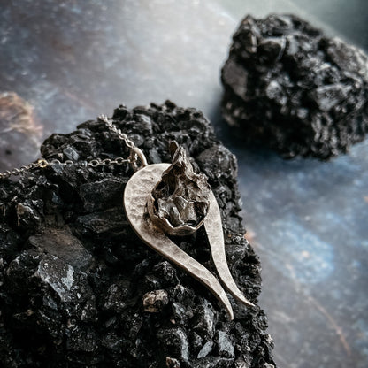 Comet Necklace With Authentic Meteorite