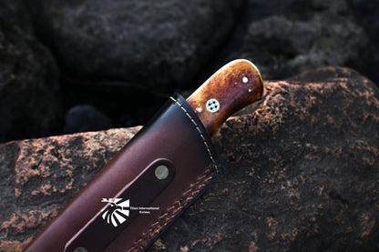 Custom /Titan Spade/ Damasucs Steel Hunting Knife (SPADE)