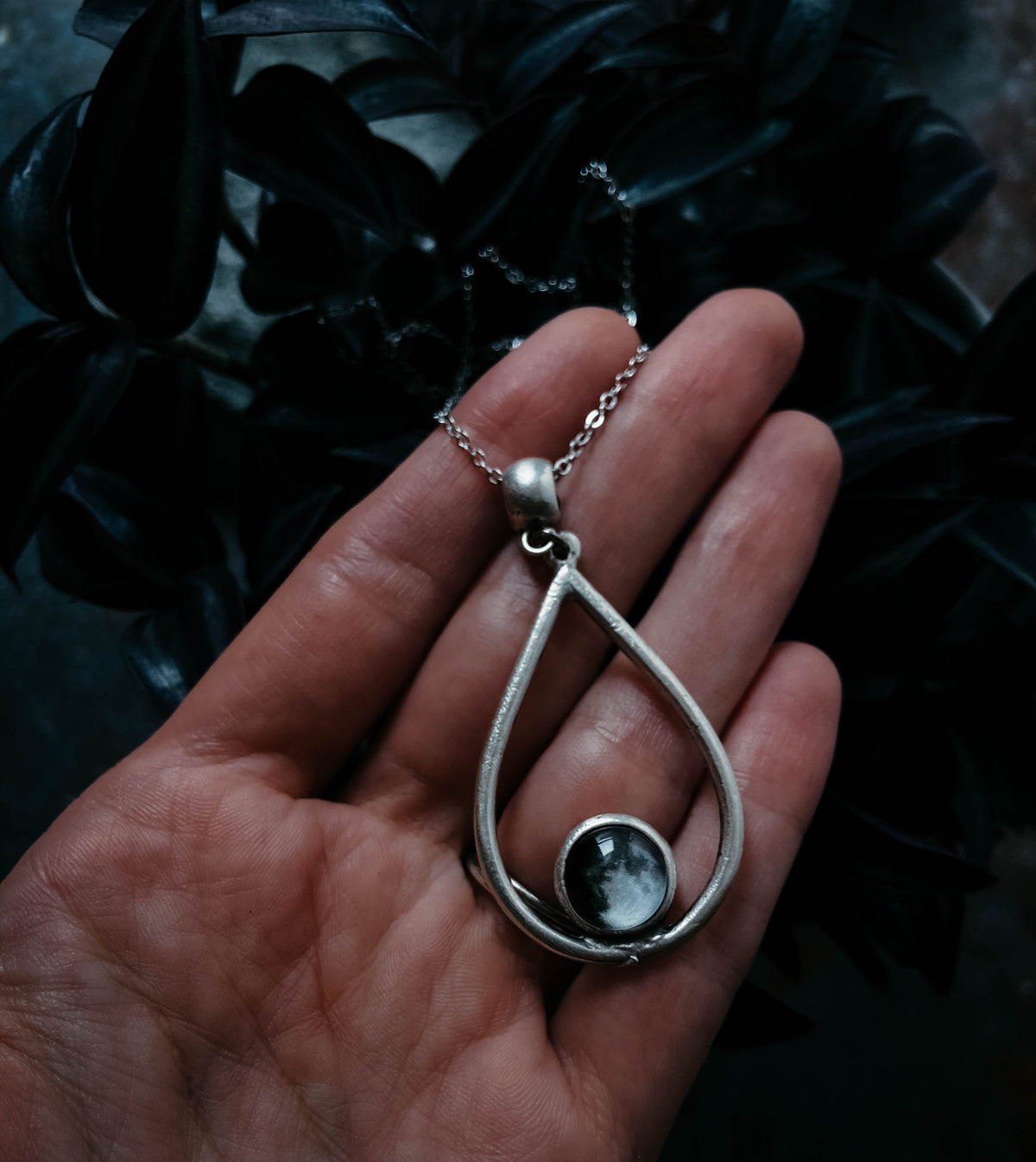 My Moon Custom Teardrop Jewelry Set