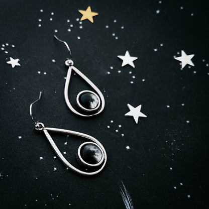 My Moon Teardrop Dangle Earrings