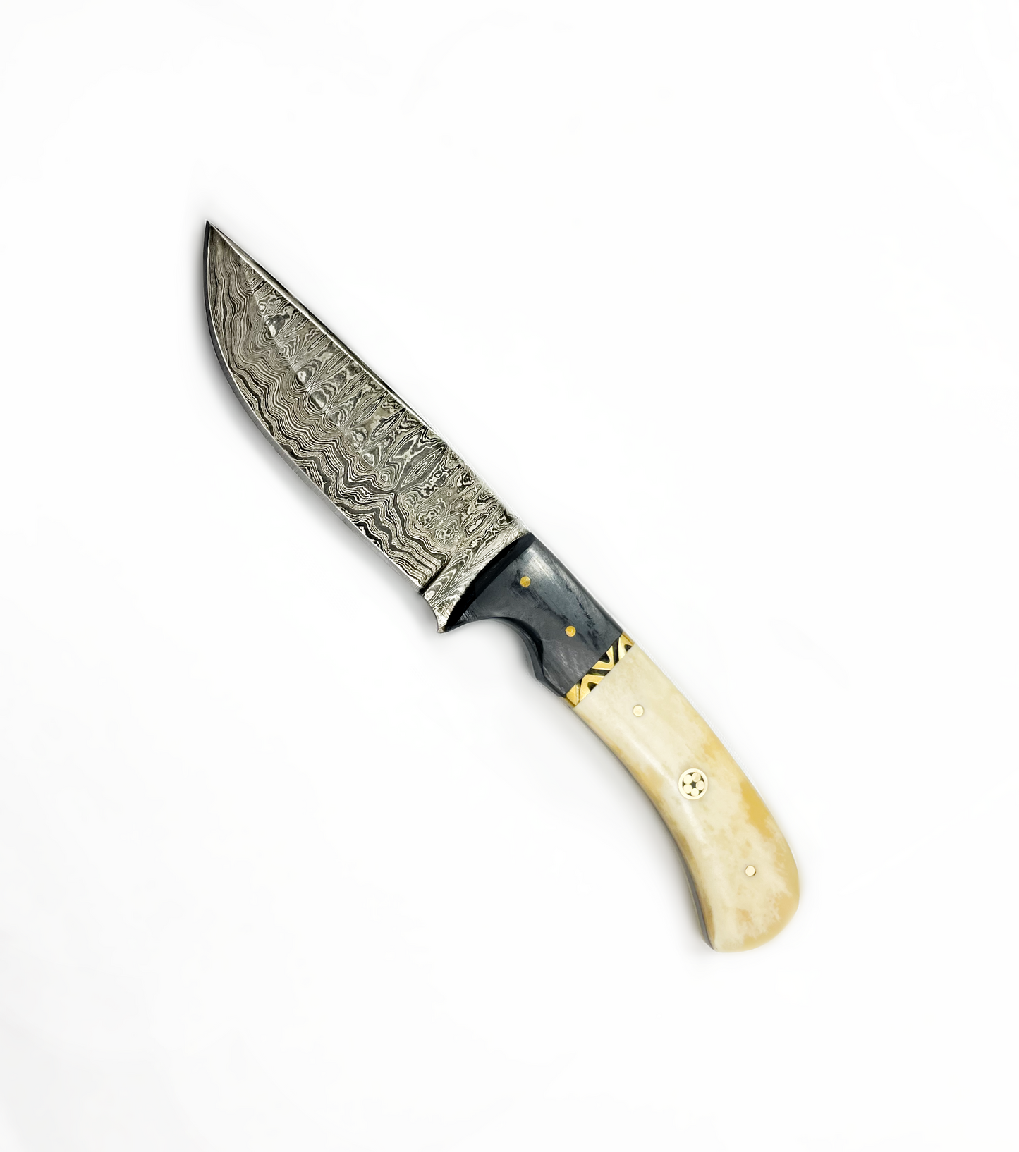 DAMASCUS STEEL HUNTING KNIFE by TITAN TD-172