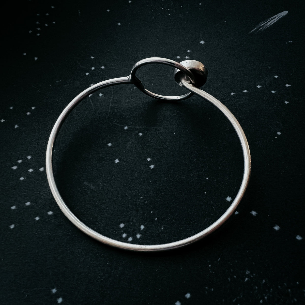 Personalized My Moon Bracelet With Circle Clasp