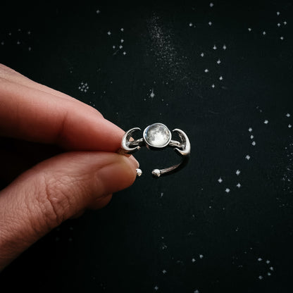 My Moon Custom Ring With 2 Crescents