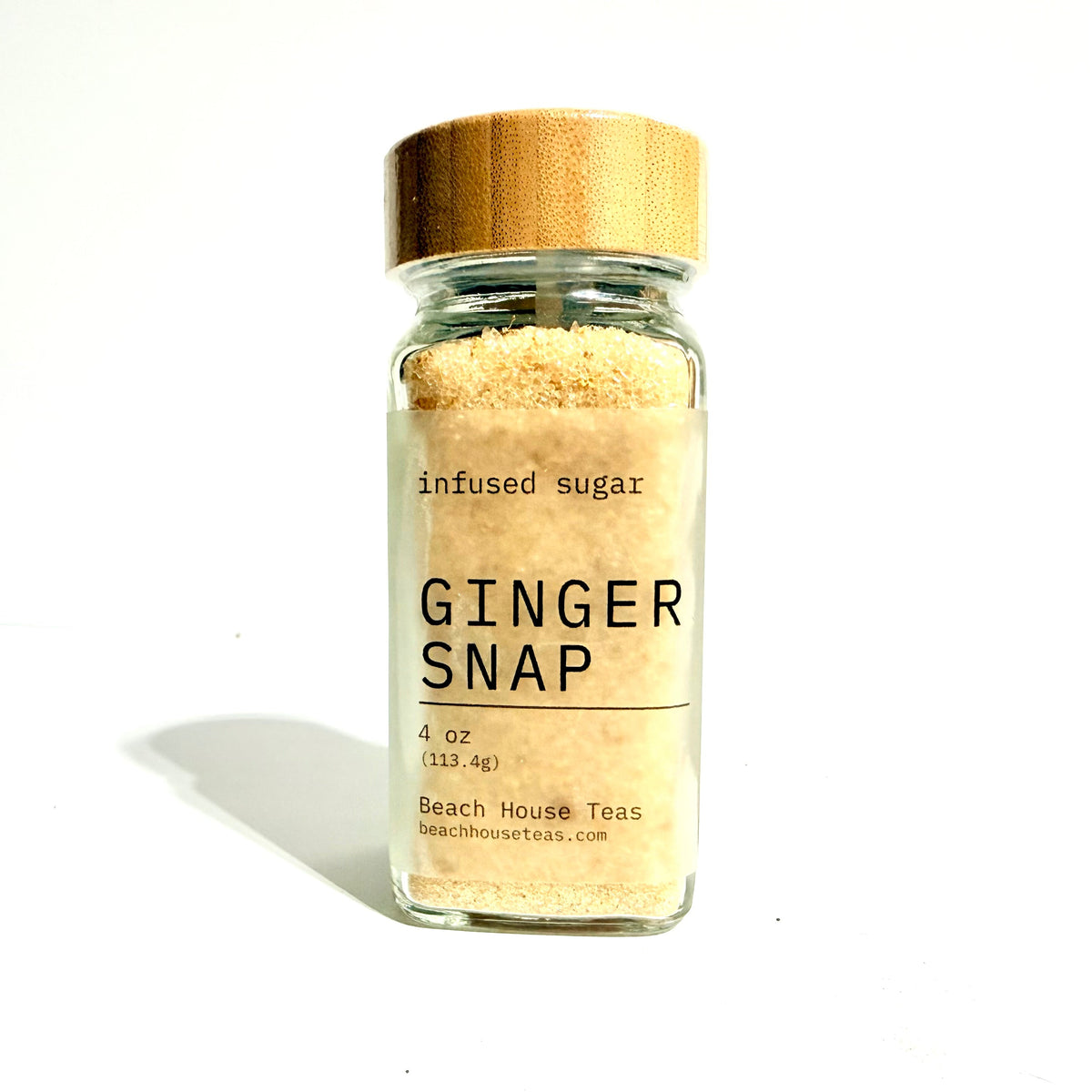 Ginger Snap Infused Artisan Culinary Sugar