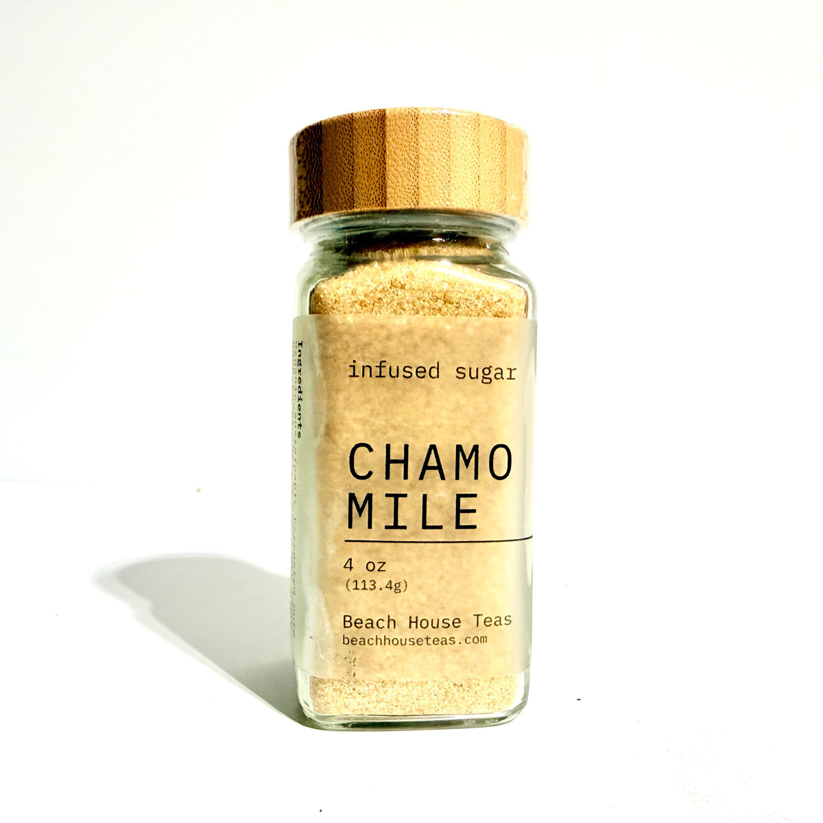 Chamomile Infused Artisan Culinary Sugar