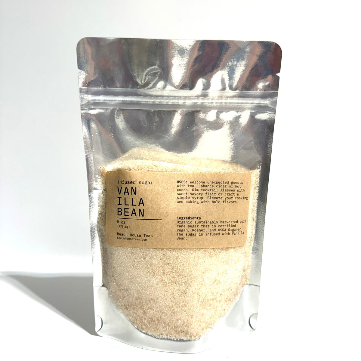 Vanilla Bean Infused Artisan Culinary Sugar
