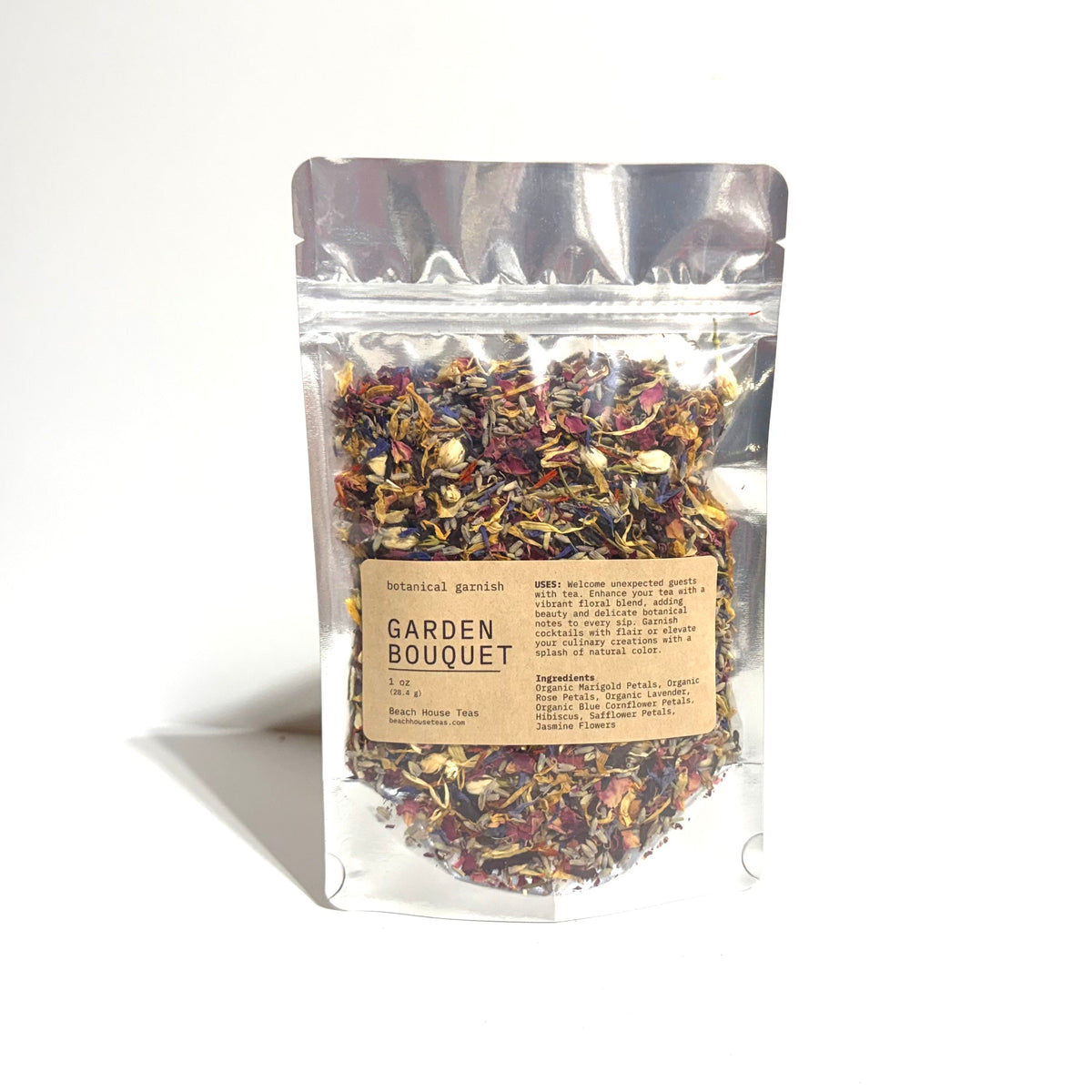 Garden Bouquet Botanical Garnish | Organic Floral Tea & Cocktail Garnish