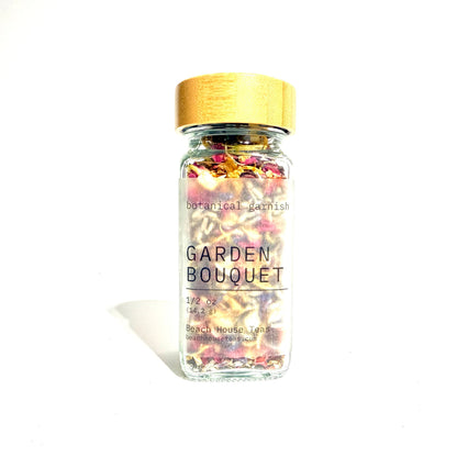 Garden Bouquet Botanical Garnish | Organic Floral Tea & Cocktail Garnish