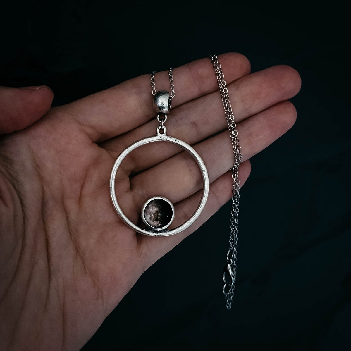 My Moon Circle Pendant