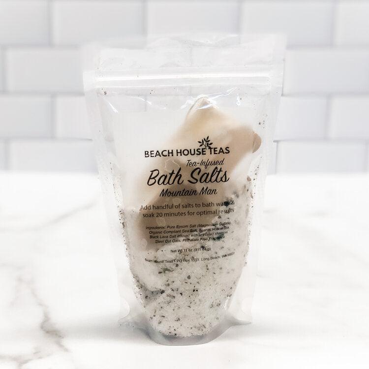 Mountain Man Tea-Infused Bath Salts for Men