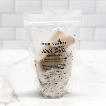 Mountain Man Tea-Infused Bath Salts for Men