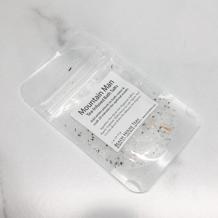 Mountain Man Tea-Infused Bath Salts for Men