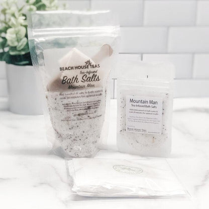 Mountain Man Tea-Infused Bath Salts for Men