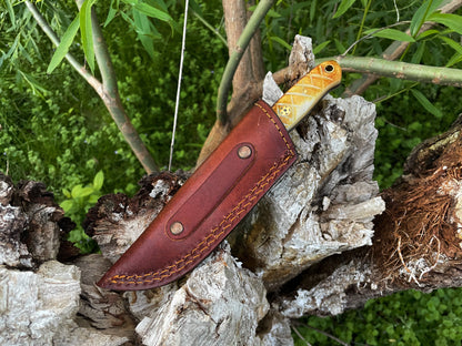 A Classic All-Round Blade Profile / Drop Point Damascus Blade TD-102