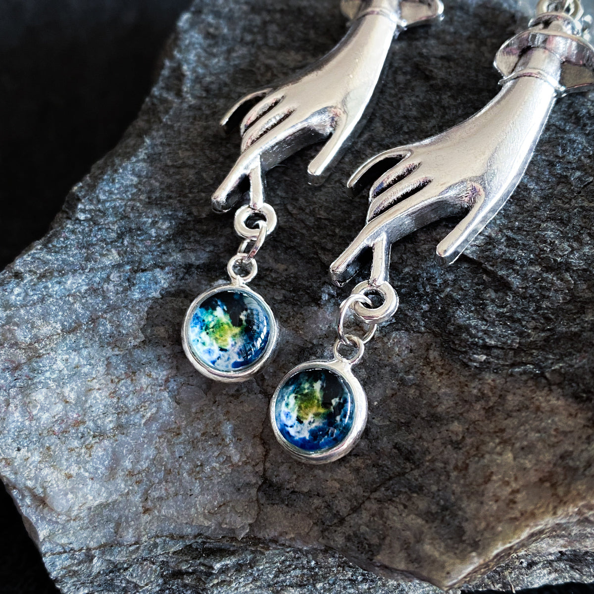 Hands of Creation Galaxy Earrings