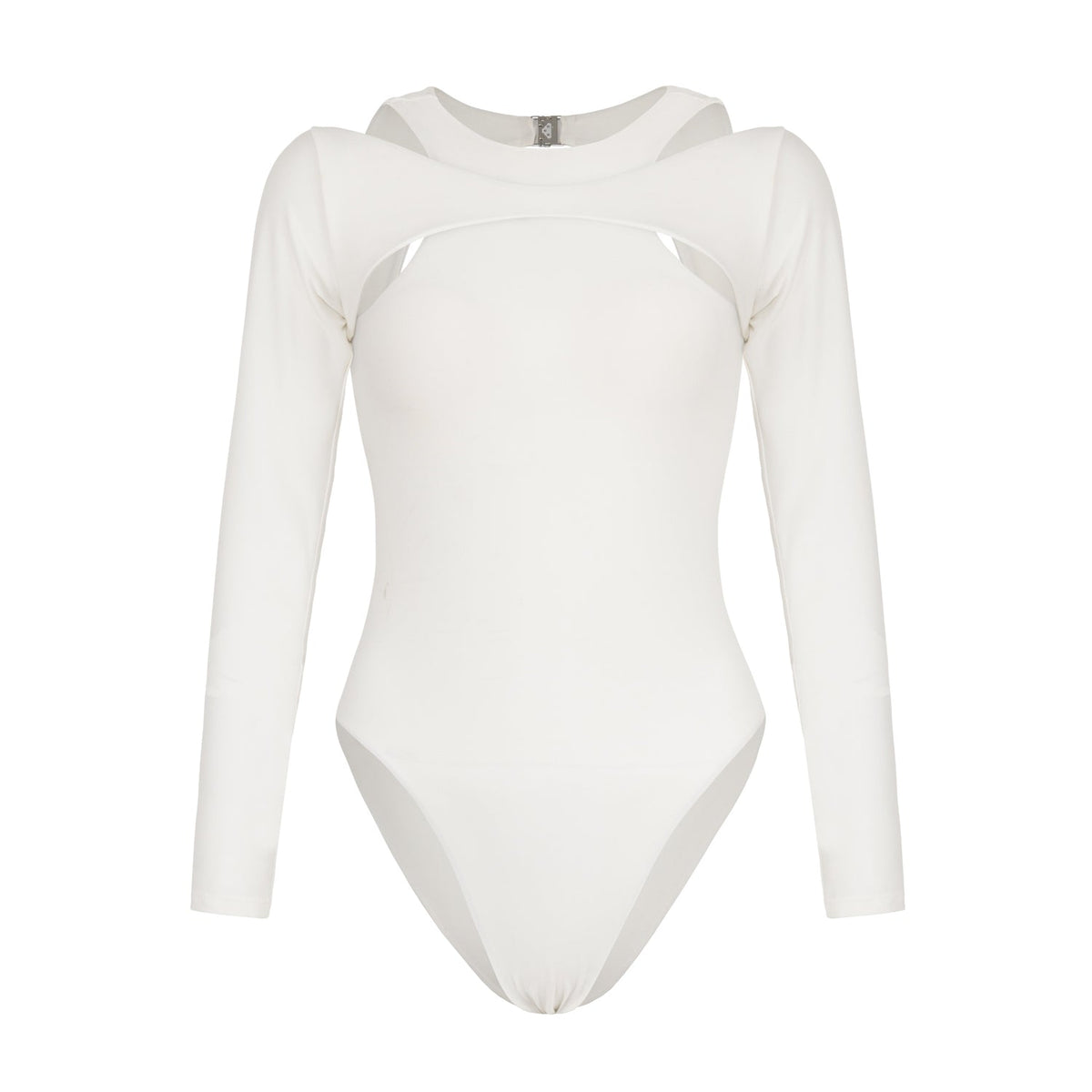 The Jupiter Open-Back Recycled Two-Piece Swimsuit in White