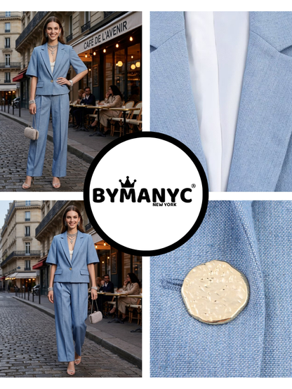 Jacket & Pants Set Women's ARC DE TRIOMPHE New Collection PARIS LE MARAIS BYMANYC ® New York