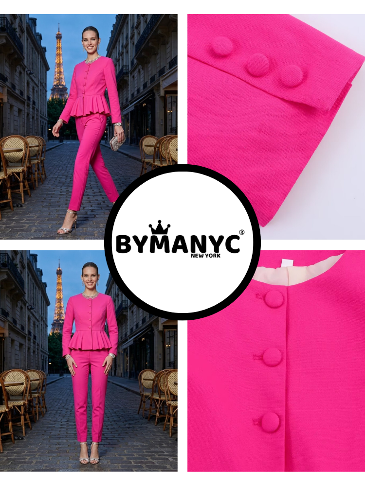 Jacket & Pants Set Women's BASTILLE CHIC New Collection PARIS LE MARAIS BYMANYC ® New York