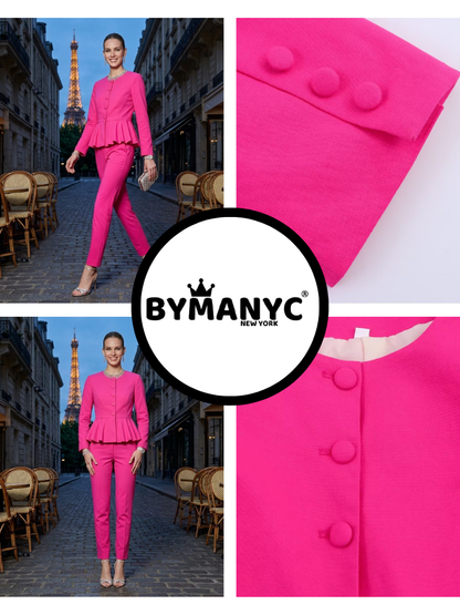 Jacket & Pants Set Women's BASTILLE CHIC New Collection PARIS LE MARAIS BYMANYC ® New York