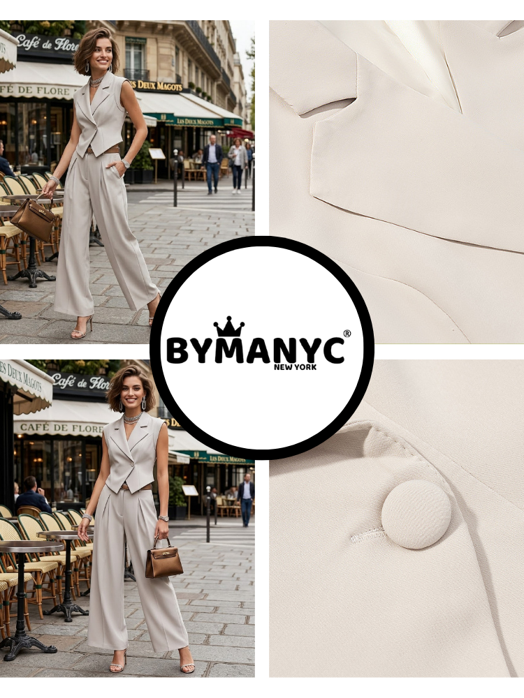 Jacket & Pants Set Women's JARDIN DES PLANTES New Collection PARIS LE MARAIS BYMANYC ® New York